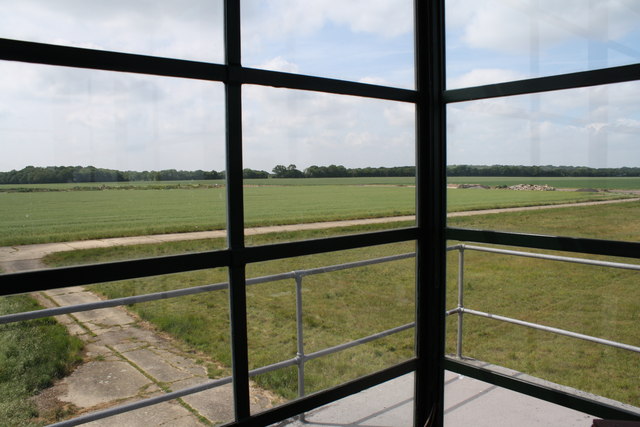 View from the Control Tower Glasshouse at Thorpe Abbotts