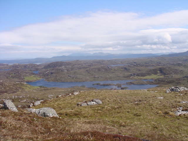 View northeast from Cnoc an Dubharlainn