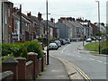 Looking along the B6419 in Bolsover