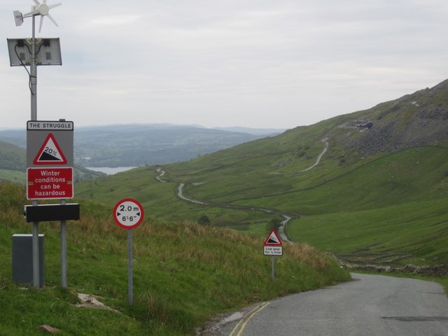 The top of 'The Struggle' down to Ambleside... you have been warned