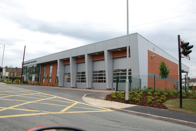 New Fire Station. Cannock © Mick Malpass :: Geograph Britain and Ireland