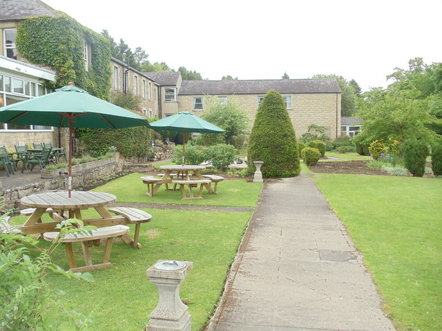 Gardens of the George Hotel, Chollerford
