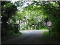 Road from Eastington joins the A40