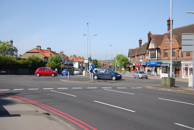 Roundabout, Shirley Rd / Addiscombe Rd © N Chadwick :: Geograph Britain ...