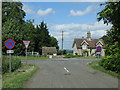 Road from Aldsworth meets the A40