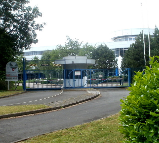 Southern entrance to International Rectifier's Newport factory