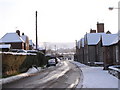 Houses in the snow, Glynde