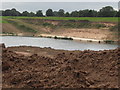 Sand quarry at Bloors Pit. Extent of quarrying not discernible on OS map