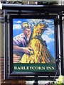 Sign for the Barleycorn Inn