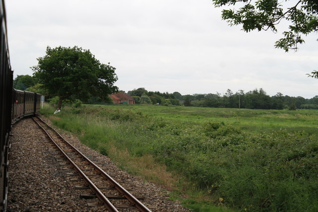 Bure Valley Railway near Little Hautbois Hall