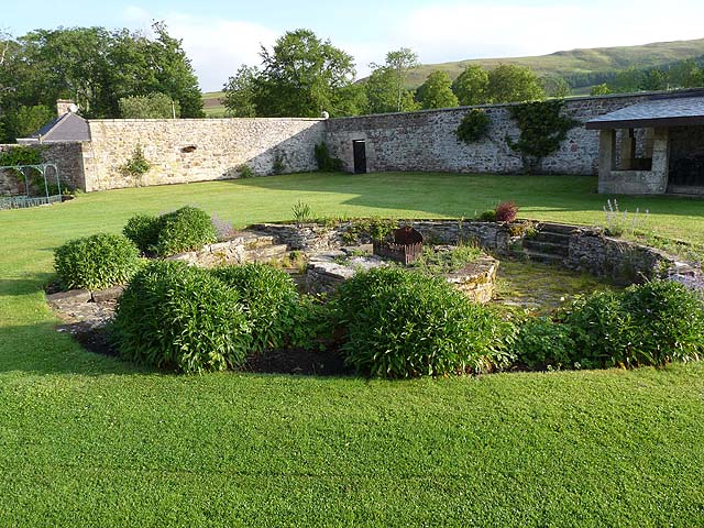 Walled garden at Clennell Hall Hotel