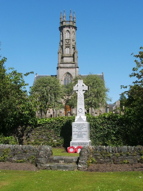 Rhu War Memorial and Parish Church
