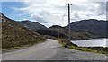 NG8571 : Road beside Loch Bad an Sgalaig by Robin Drayton