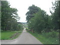 Road passing Teandalloch Farm