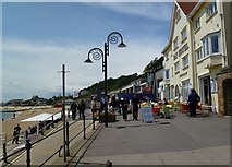 SY3491 : Lyme Regis, lamp post by Mike Faherty
