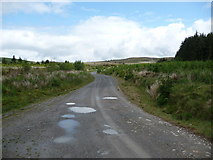 SH9855 : Part of the track and footpath around Llyn Brenig by Jeremy Bolwell