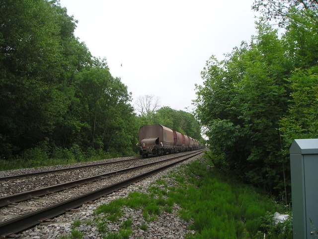 Early morning goods train