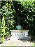 SU9085 : Statue in Cliveden War Cemetery by Marathon