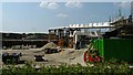 Ashford - footbridge over M20 under construction