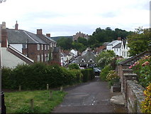 SS9943 : The Ball, Dunster, looking towards High St by John Lord