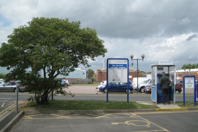 Pay station, Stratford Hospital car park
