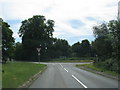 Road from Cuddington joins the A418