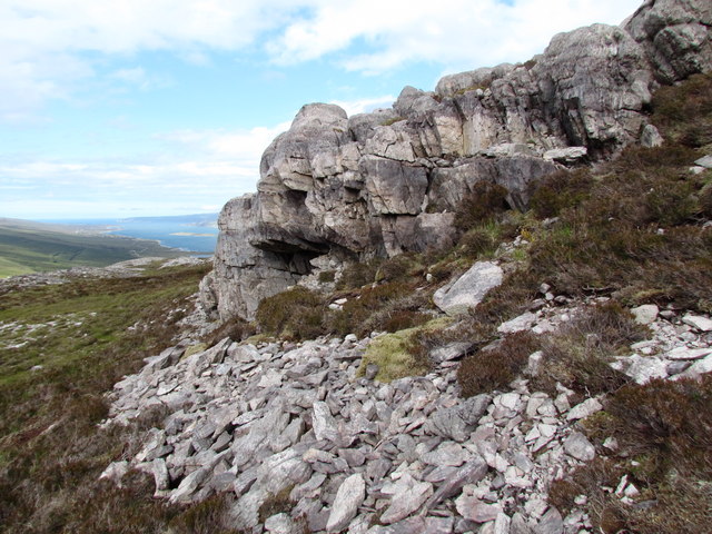Skolithos-rich Cambrian quartzites, Cranstackie