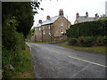 Stone cottages in Hardstoft