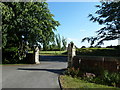 Holy Rood, Stubbington: exit from the car park