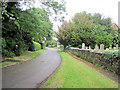 Lane to Church Farm past the church