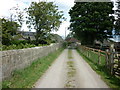 The way to Spruisty Hill Farm, near Knox