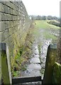 Stile on the old road, Farnley