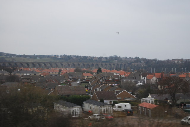 View over berwick from the ECML