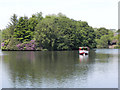 SJ9599 : Stamford Park Boating Lake by David Dixon