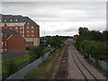 Looking northwest from Cauldwell Street