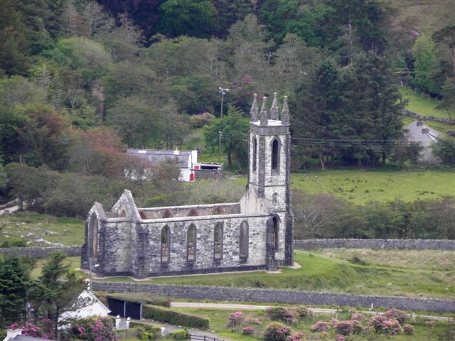 Ruined church near Dunlewey