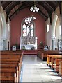 The interior of St Colmans Chapel, Massforth