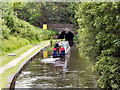 Narrowboat Approaching Scout Tunnel