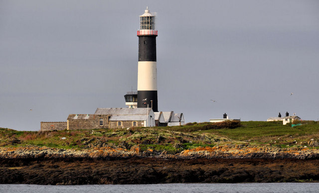 Mew Island lighthouse, Copeland Islands (1)