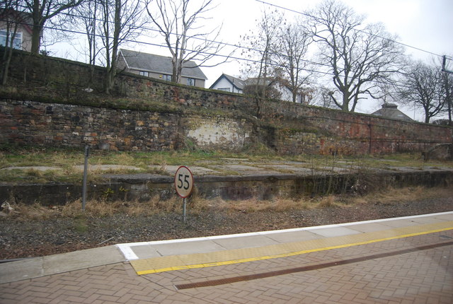 Old platform at Berwick Station