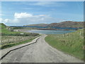 The road to Scourie beach