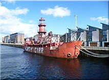 NO4030 : Old North Carr Lightship and waterfront development by kim traynor