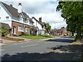 Houses in Sycamore Road going into Willow Road, Bournville, Birmingham