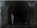 Inside Tootle Heights Railway tunnel - disused