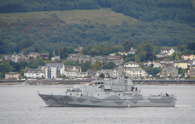 Swedish Navy vessel off Kirn © Thomas Nugent :: Geograph Britain and ...