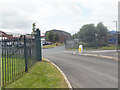 Entrance/exit of Mere Park Garden Centre