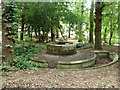 Derelict fountain, South Hill Wood