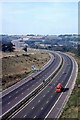 Looking North along the M23 in 1979