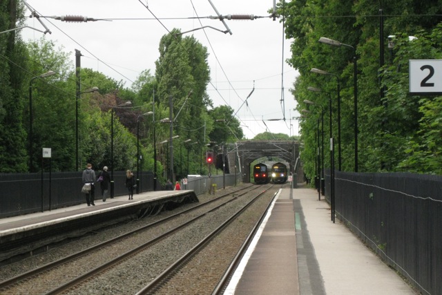 North end of Wylde Green station