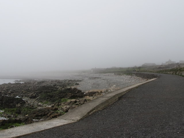 The path between Russells Point and Wreck Port on a misty March morning